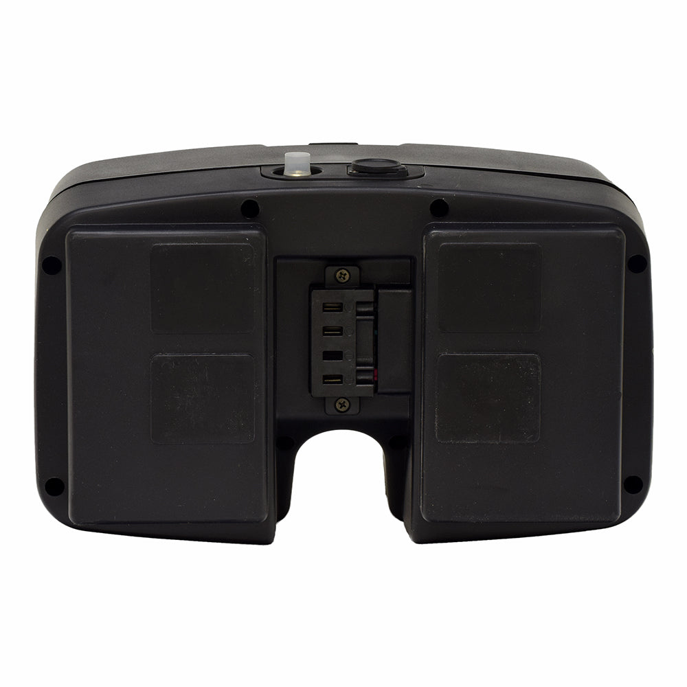 High Capacity Battery Box for ActiveCare/Drive Medical Spitfire EX & Spitfire Pro SE with Extended Range (Blemished) - a black rectangular device featuring buttons and switches for easy control and operation.