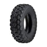 21x7.00-10 (175/70-10) tire with knobby tread for the Coleman BK200 go-kart, showcasing a close-up of the small tread pattern designed for optimal performance on off-road terrains.