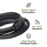 Dynamic LiNX bus cable for the Invacare TDX SP2, product information graphic