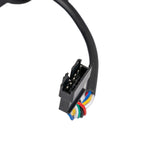 Close-up of the 6-Wire Hand Throttle & Grip Set for the ANCHEER an-EB5 Plus Folding Electric Bicycle, showing the black cable with colored wires and connectors.