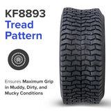13x5.00-6 Tire with KF8893 Tread for the Razor Dirt Quad (Versions 1-18)