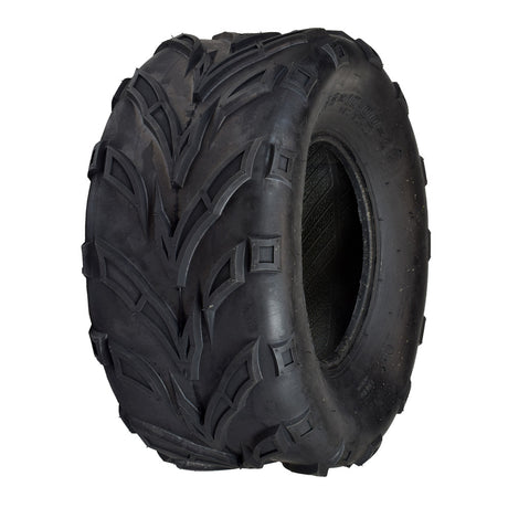 22x10.00-10 (250/60-10) ATV & Go-Kart Tire with QD116 Tread, showcasing a close-up of the aggressive tread pattern for maximum traction on rugged terrains.