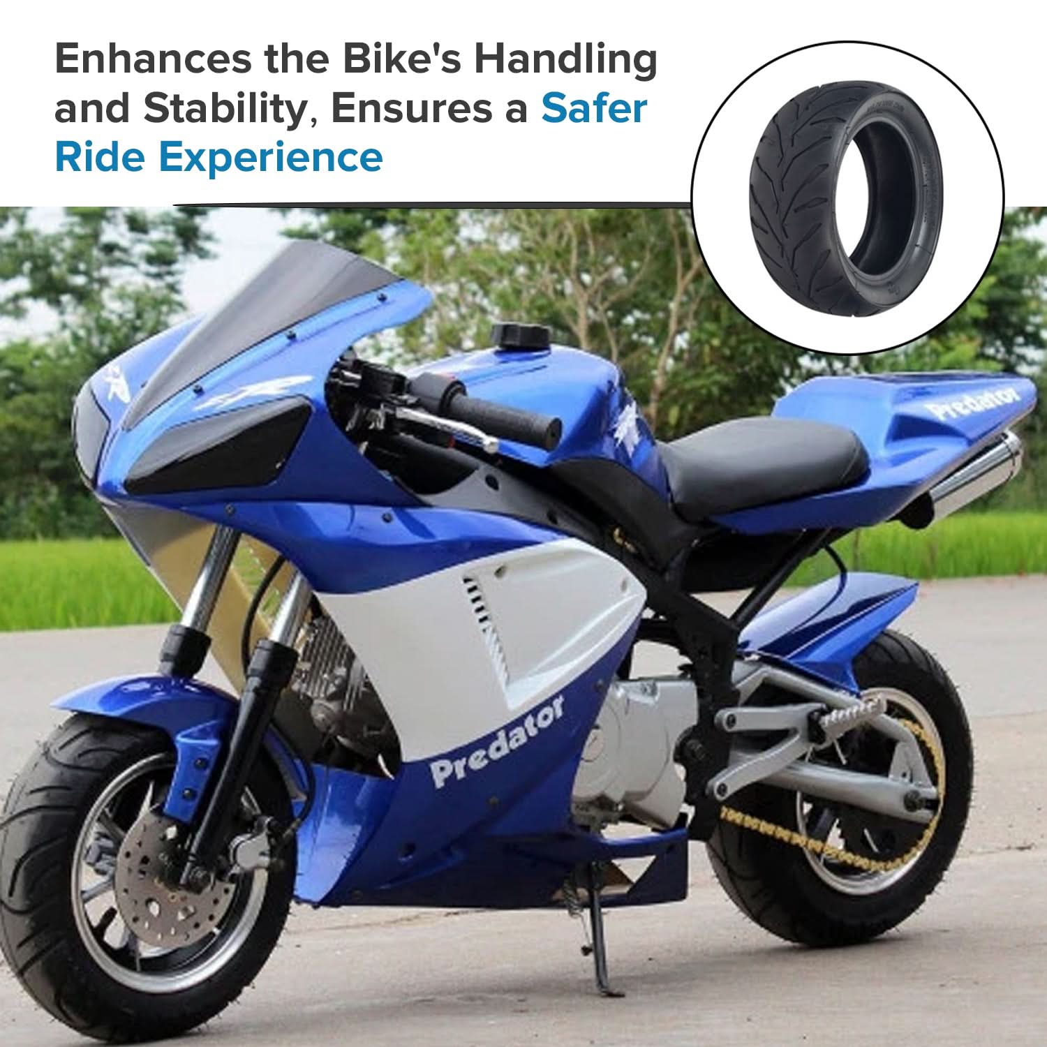 110/50-6.5 Tire for Mini Bikes