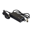 24 Volt 3.5 Amp XLR 24BC3500T-4 Battery Charger by UPG, featuring a black power supply with connected wires and a silver connector, designed for mobility scooters with LED indicators and safety features.