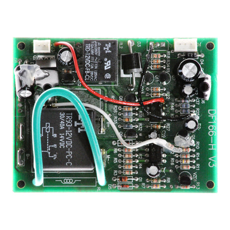 24 Volt Controller for the Bladez XTR Lite 250 Electric Powerboard, featuring a green circuit board with attached wires and a black and red cable.