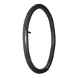 24x1-3/8 (37-540) Wheelchair Tube shown as a black rubber tire, commonly used in wheelchairs by manufacturers like Drive Medical and Everest & Jennings, with a visible screw valve.