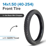 14"x1.50" (40-254) Tire with Q209 Tread for the Razor Mini Chopper