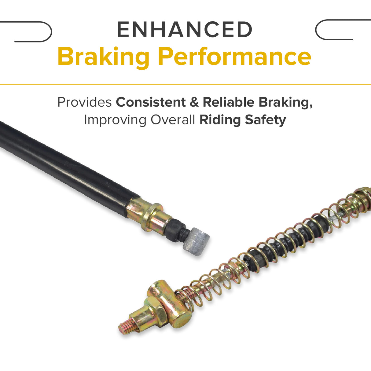 40-7/8" Scooter Drum Brake Cable
