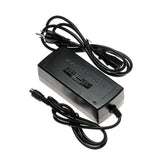 24 Volt 2.0 Amp Coaxial Lithium-iron (LiFePO4) Battery Charger for Electric Bikes featuring attached cables and adapter, designed specifically for Golden Motor's e-bike LiFePO4 battery systems.