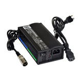 24 Volt 4.0 Amp XLR HP8204B Battery Charger for Merits Mobility Scooters & Power Chairs, featuring a compact black power supply with attached wires and an XLR charging connector.