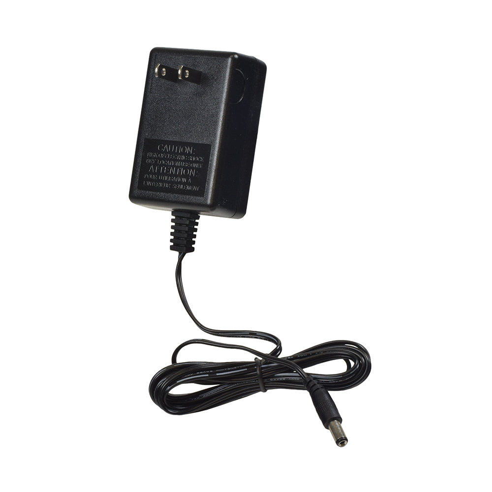 24 Volt 0.5 Amp 2.1mm ID Coaxial QL-08014-B2400500H Battery Charger with a black power cord and plug, compatible with electric scooters from Pulse Performance, Schwinn, GT, Mongoose, eZIP, and IZIP.