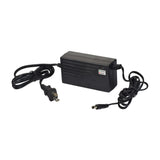 24 Volt 1.0 Amp 2.5mm ID Coaxial QL-09005-B2401000H Battery Charger by Qili Power, featuring a black rectangular design with attached power cord and plug, suitable for BladeZ scooters.