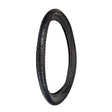 24x3.0 (68-507) Black Slick Bicycle Tire with K1032 Tread, featuring a close-up of its narrow-siped design and deep grooves for enhanced traction, ideal for chopper-style bikes.