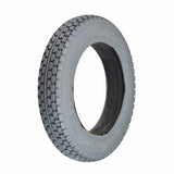 2.50-8 Foam-Filled Mobility Tire with C177G Power Plant Knobby Tread, close-up view highlighting the solid, flat-free design suitable for mobility scooters and power chairs.