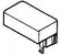 250cc CDI Module for Honda Elite 250 (1985-1987 Models) and Helix CN250 (1986-1987 Models) (OEM); black and white sketch of a rectangular electronic component.