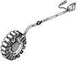 Drawing of a gear-like 250cc stator for Honda Elite 250 (1989-1990 Models) (OEM) with wire details, matching original specifications.