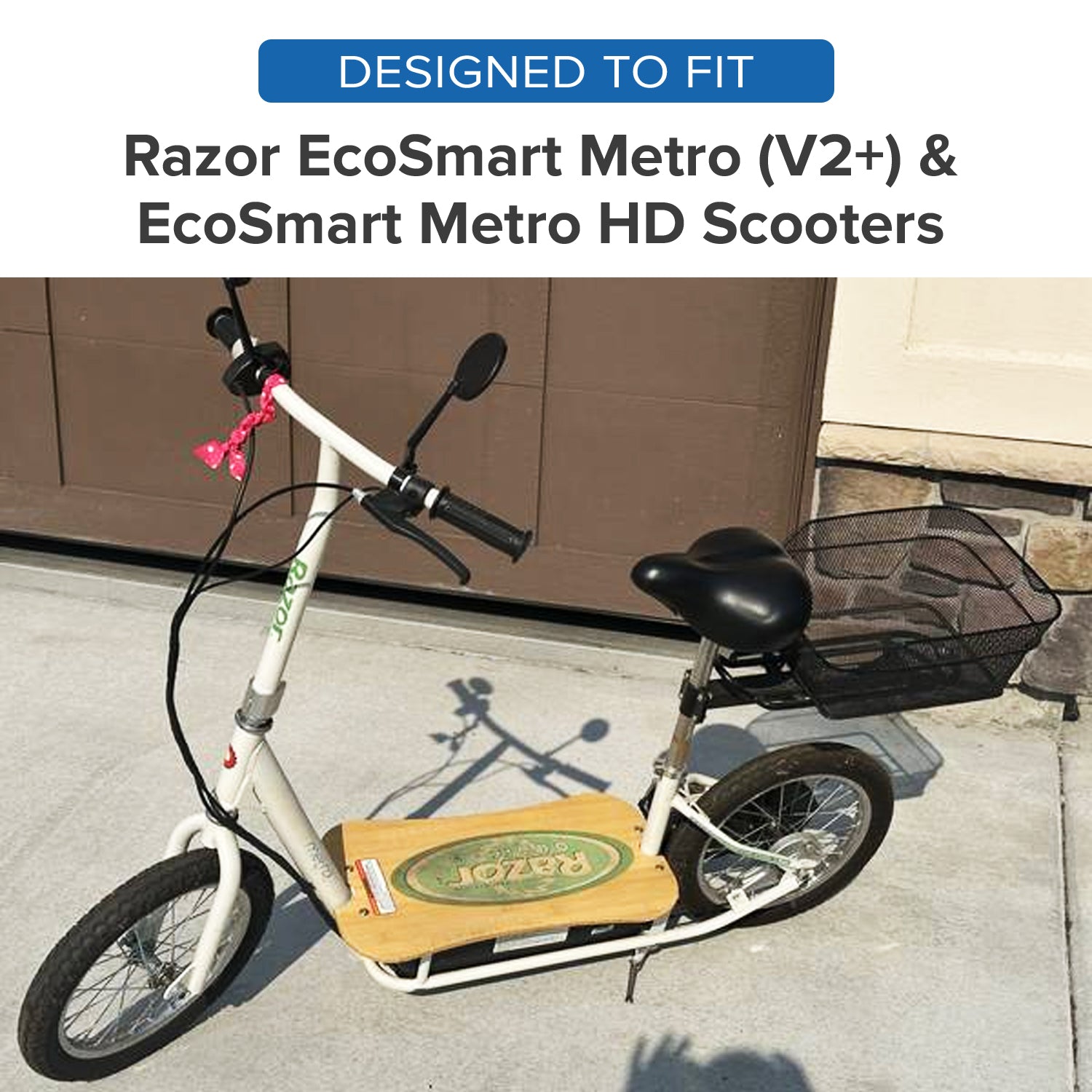 Basket with Bolt & Washer for Razor EcoSmart Metro (V2+) & EcoSmart Metro HD Scooters