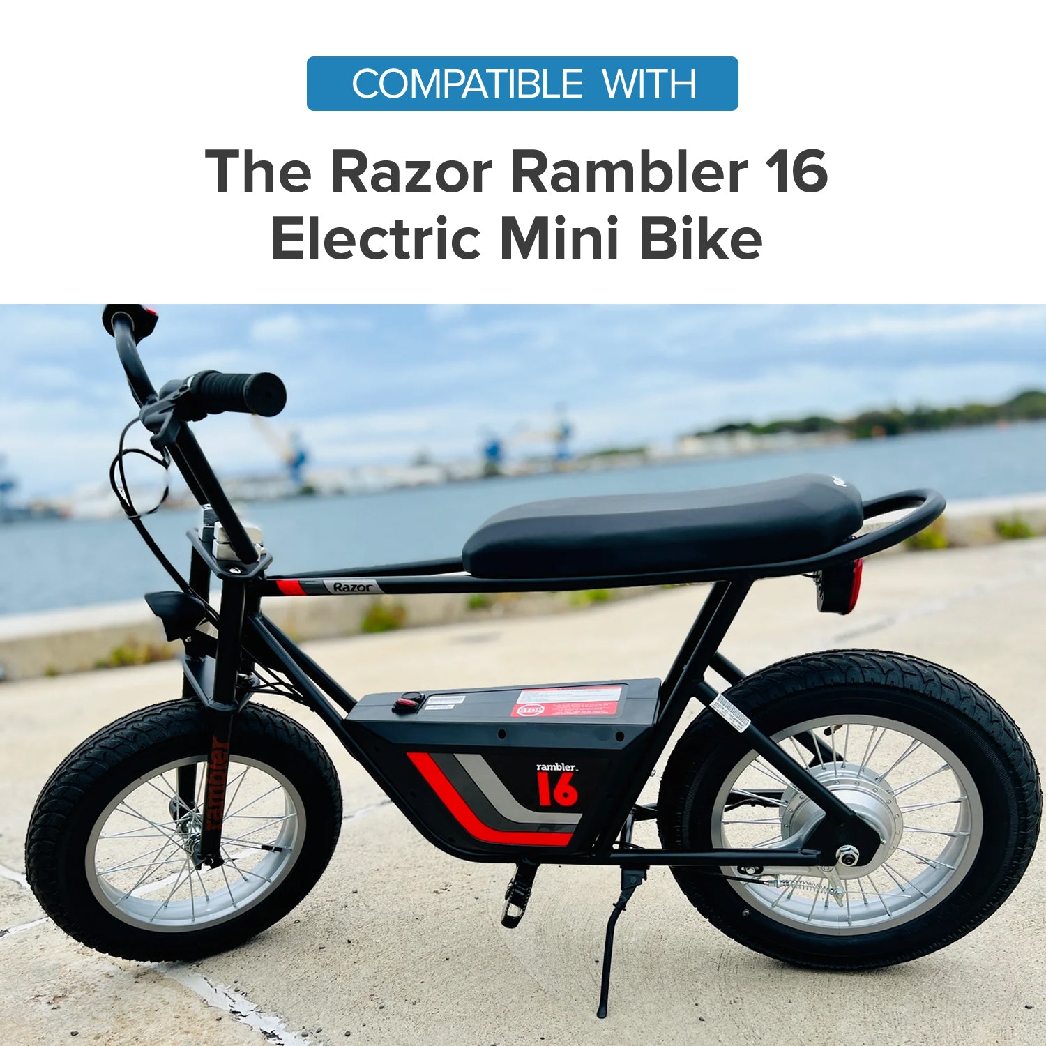 16"x3.0" Pneumatic Tire for the Razor Rambler 16 Electric Mini Bike