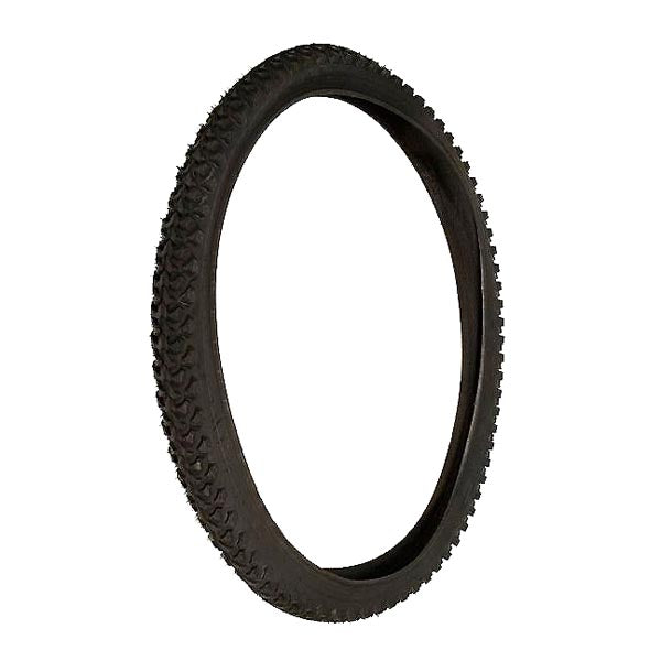 26 x 1.95 Tire with Knobby Tread for eZip & IZIP Mountain Trailz Electric Bicycles, shown in close-up with detailed tread pattern, suitable as the OEM replacement for optimal off-road performance.