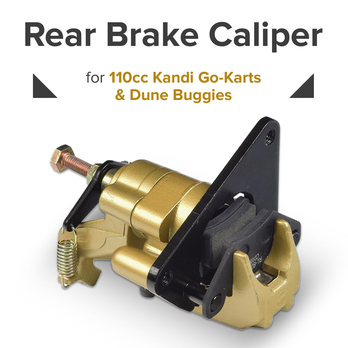 Rear Brake Caliper for 110cc Kandi Go-Karts & Dune Buggies