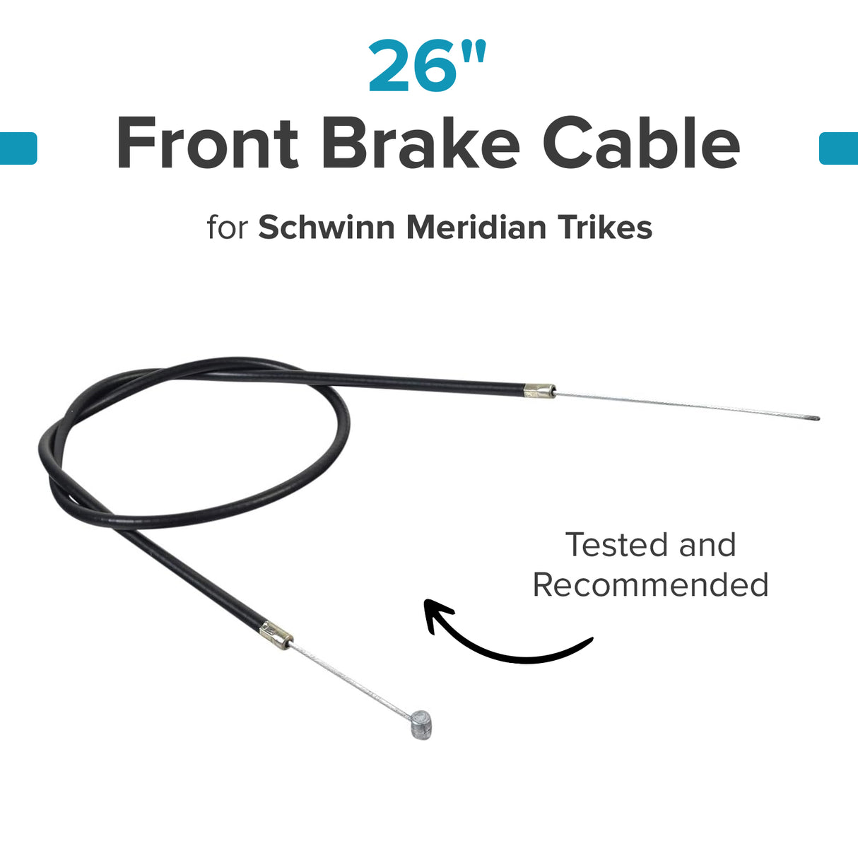 26" Scooter Brake Cable