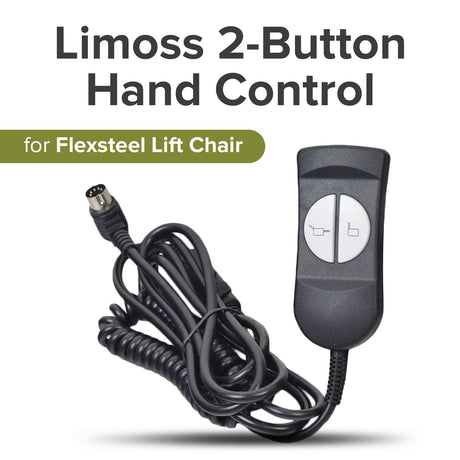 Limoss 2-Button Hand Control for Flexsteel Lift Chairs