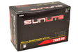 26x3.5 Bicycle Inner Tube with Straight Valve from Sunlite, packaged in a branded black box with red and white text, ideal for replacing old bike inner tubes.