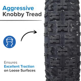 4.10-6 Knobby Tread Tire for the X-PRO 40cc Mini Bike