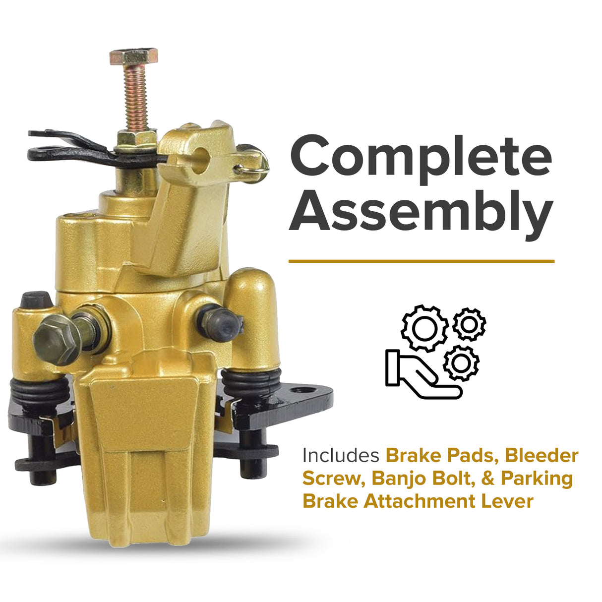 Rear Brake Caliper for 110cc Kandi Go-Karts & Dune Buggies