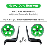 Training Wheels with Brackets & Hardware (Set of 2)