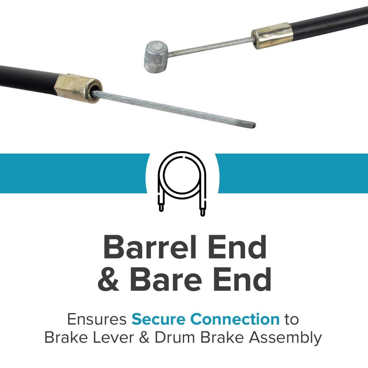 26" Scooter Brake Cable