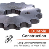 #420 Chain - 15 Tooth Front Sprocket for 50cc, 110cc, 125cc, & 140cc Pit Dirt Bikes & ATVs with 20 mm Shaft