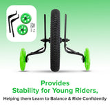 Training Wheels with Brackets & Hardware (Set of 2)