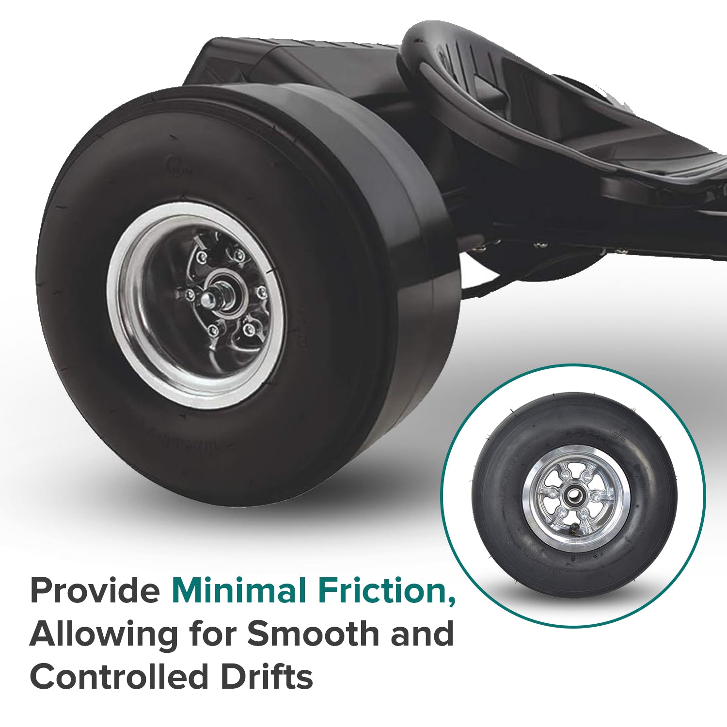 Rear Drift Wheel for the Razor DXT Electric Drift Trike