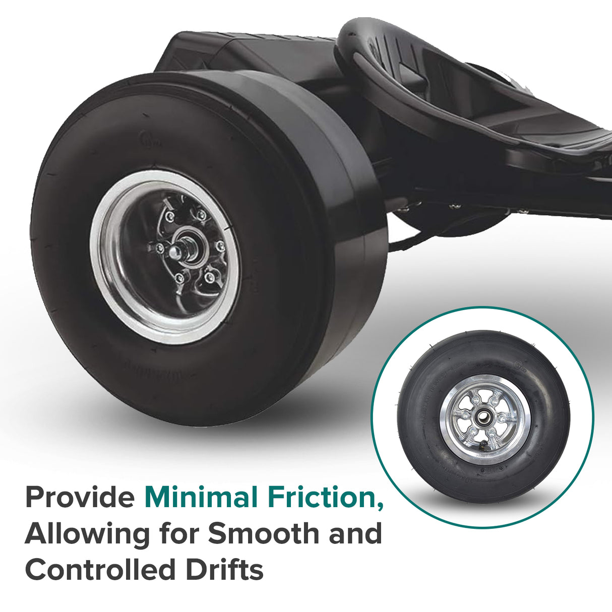 Rear Drift Wheel for the Razor DXT Electric Drift Trike