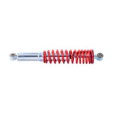 12-3/4 (325 mm) Adjustable Shock with 10 mm Eyes for 150cc - 250cc Hammerhead Off-Road® Go-Karts (Set of 2) (Blemished), featuring a red-painted spring and minor scratches.