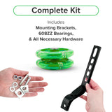 Training Wheels with Brackets & Hardware (Set of 2)