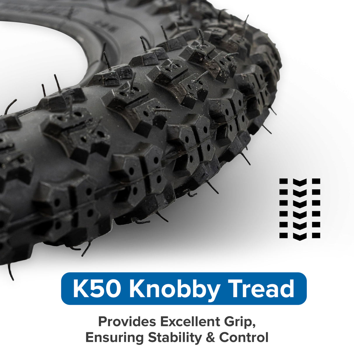 16x2.125 Black MX3 Bicycle Tire with K50 Tread