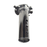 Adjustable 3-Hole Upper Seat Post Weldment with Bushing for Jazzy Select, featuring a close-up of a metal cylinder tube with multiple holes.