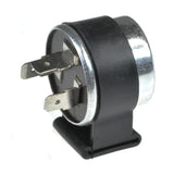 3-Pin Turn Signal Flasher Relay for Honda Aero 80 (NH80) 1983-1984 and Passport C70 1982-1983, featuring a compact, round black and silver metal design.