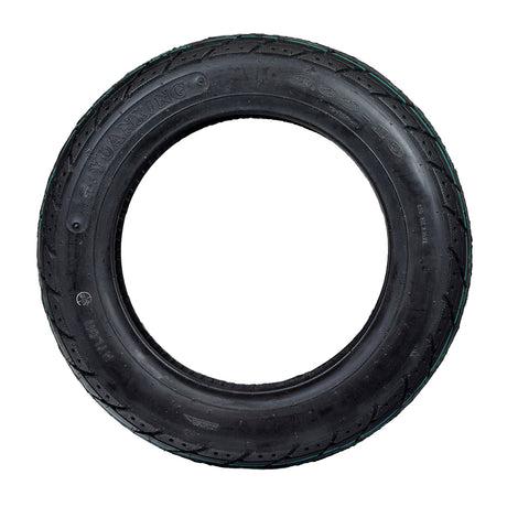 3.00-10 YX-P124 Tubeless Scooter Tire with P124 Tread, a high-quality aftermarket replacement, featuring a robust tread pattern suitable for classic scooter style and performance.