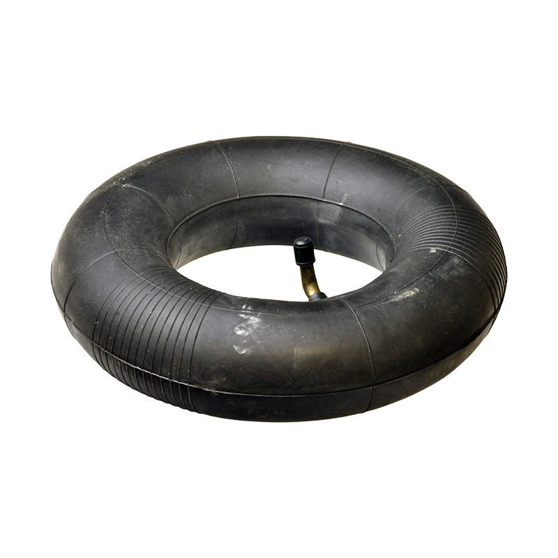 3.00-4 (10x3, 260x85) Knobby Scooter, ATV, and Go Kart Tire and Tube Set, featuring a black rubber tire with a metal valve and robust tread for rough terrain.