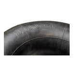 Close-up of a 3.00-4 (10x3, 260x85) scooter inner tube with an angled valve stem, highlighting its premium synthetic rubber construction and suitability for various scooter models.