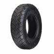 4.10/3.50-6 (300/70-6 Alternative) Tire for ActiveCare Prowler scooters, showcasing a close-up of the black tire's cross pattern tread, suitable as an economical replacement for original factory tires.