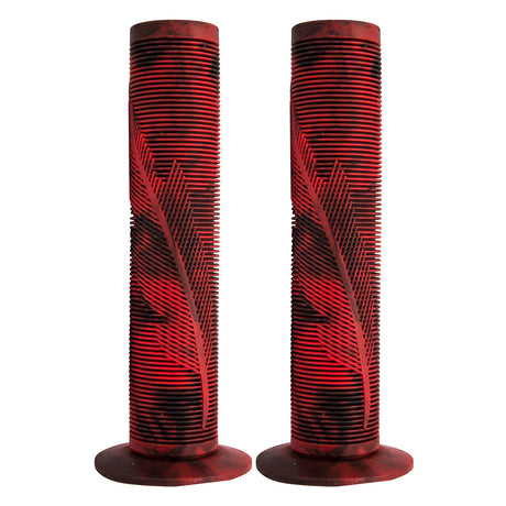 150 mm Grips for Fuzion Pro Kick Scooters (Set of 2) featuring textured surfaces and bar ends, designed for enhanced grip and control.