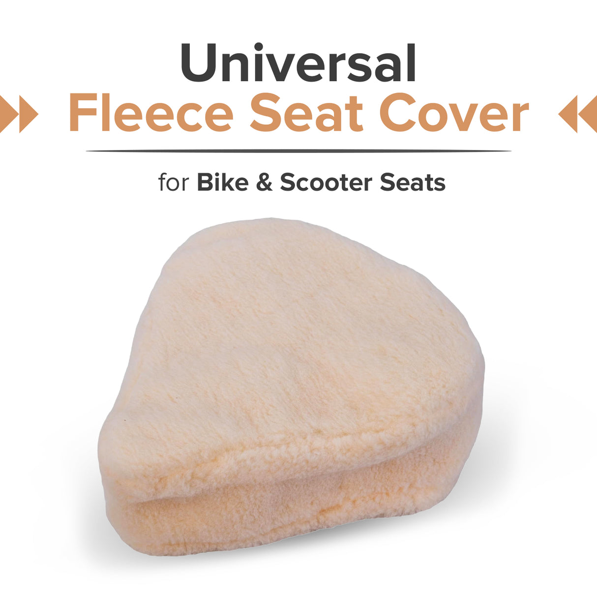 Universal Fleece Seat Cover for Bike & Scooter Seats