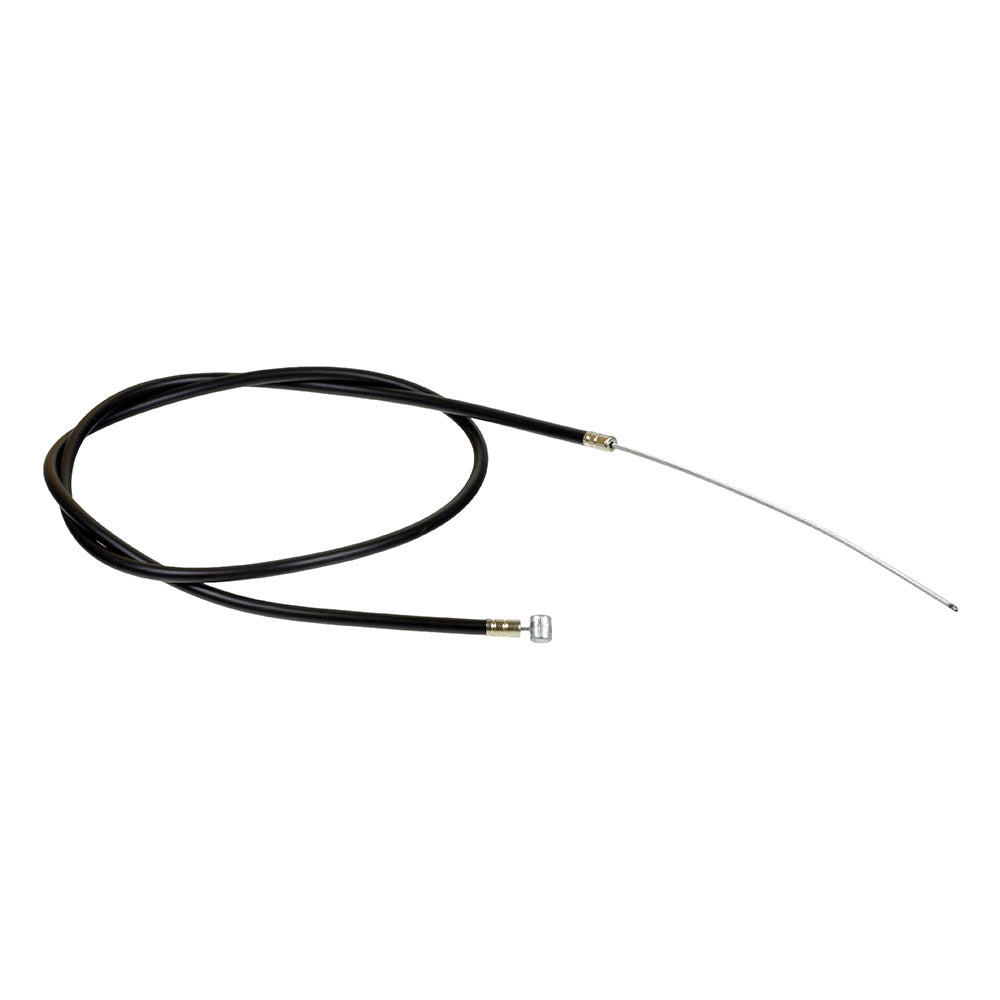 34 brake cable for the Razor MX125 Dirt Rocket Dirt Bike, featuring a black cable with a silver tip, ideal for replacing missing or damaged cables.