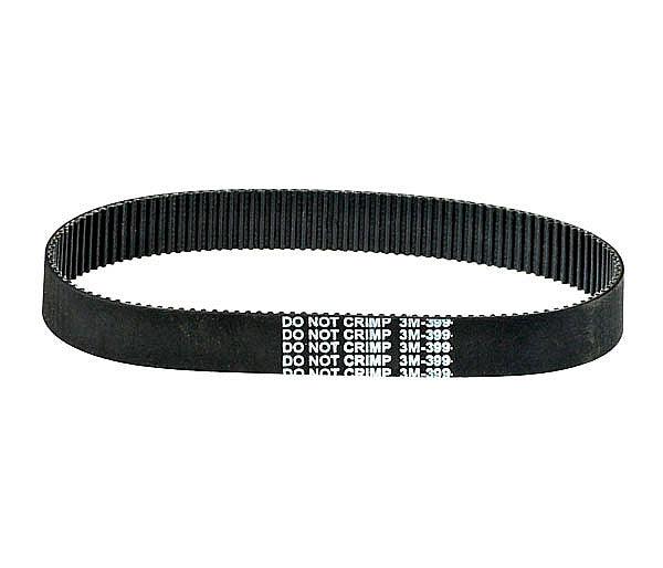 399-3M/18 Drive Belt for electric scooters, featuring visible white text on a black surface, essential for efficient power transmission in various electric-powered products.