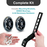 Training Wheels with Brackets & Hardware (Set of 2)