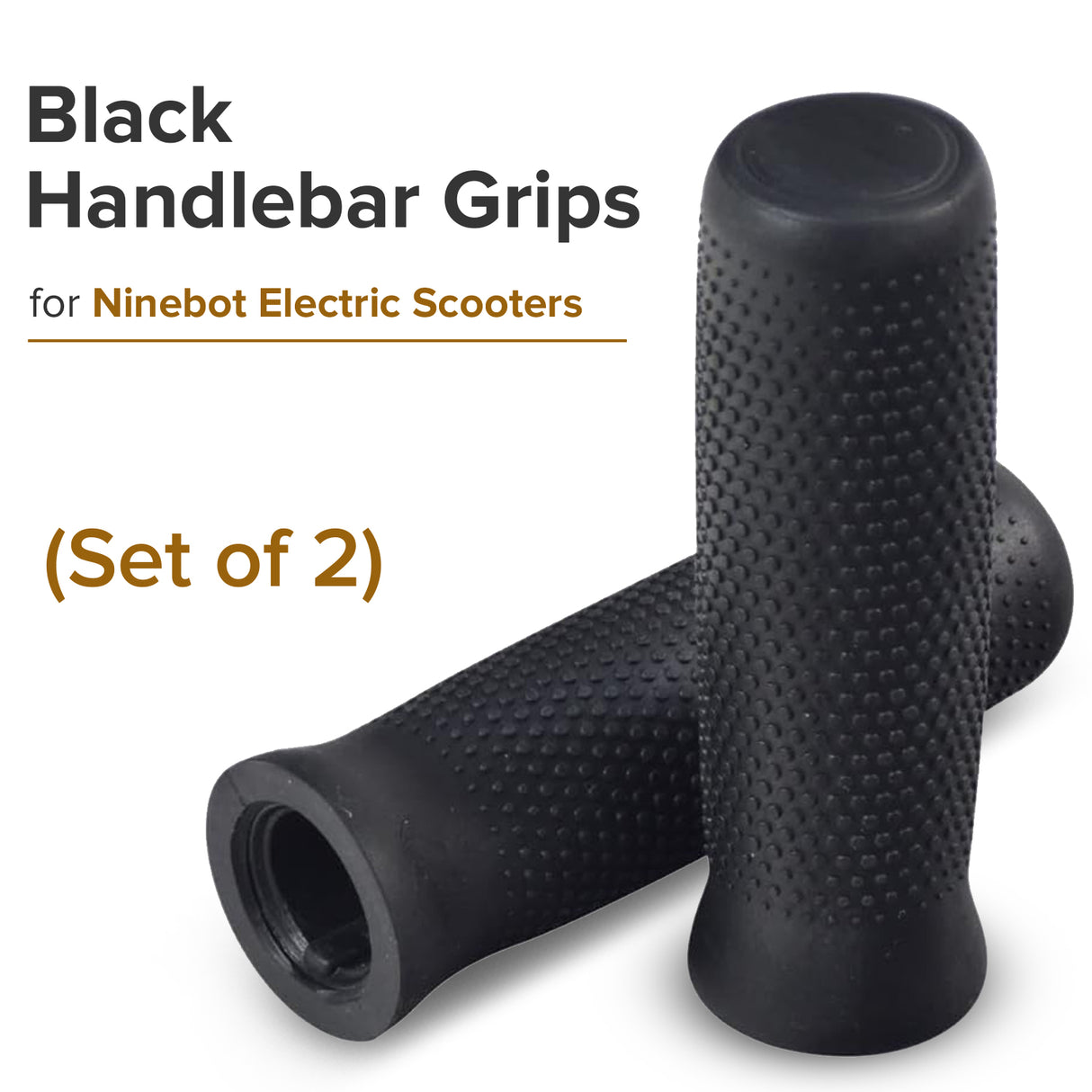 Black Handlebar Grips for Ninebot Electric Scooters